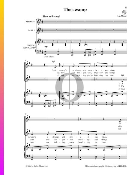 The Swamp Sheet Music