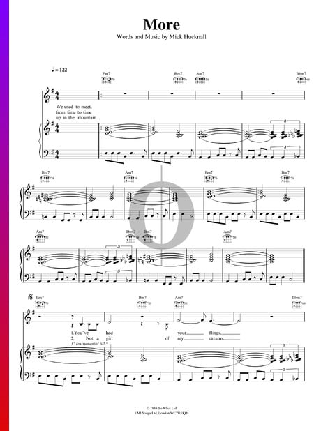 More Sheet Music
