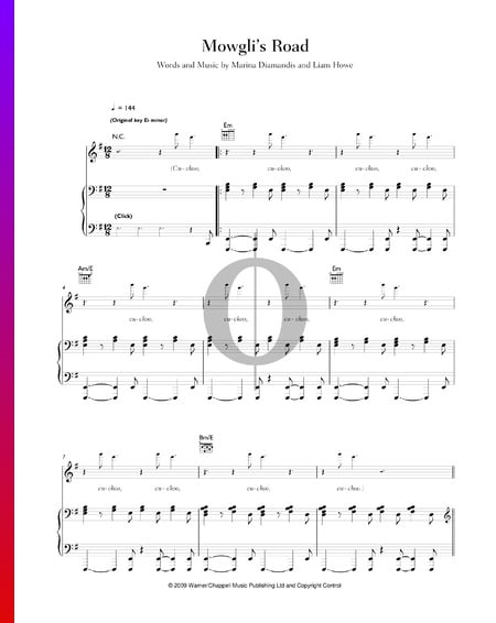 Mowgli's Road Partitura