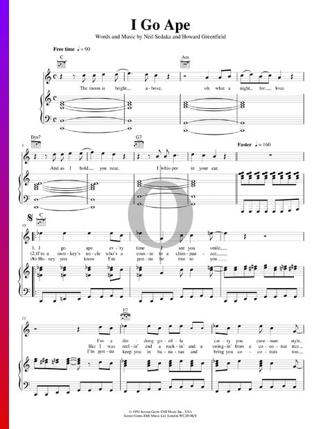I Go Ape Musik-Noten