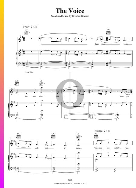 The Voice Musik-Noten