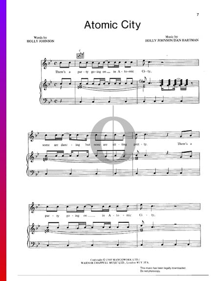 Atomic City Sheet Music