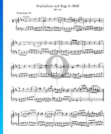 Prelude 24 B Minor, BWV 869