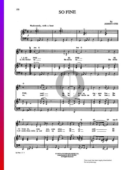 So Fine Musik-Noten