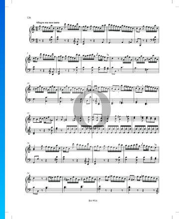 Sonate C-Dur, P. XII: 46: 2. Allegro ma non tanto Musik-Noten