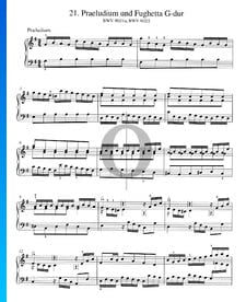 Prelude and Fughetta G Major, BWV 902
