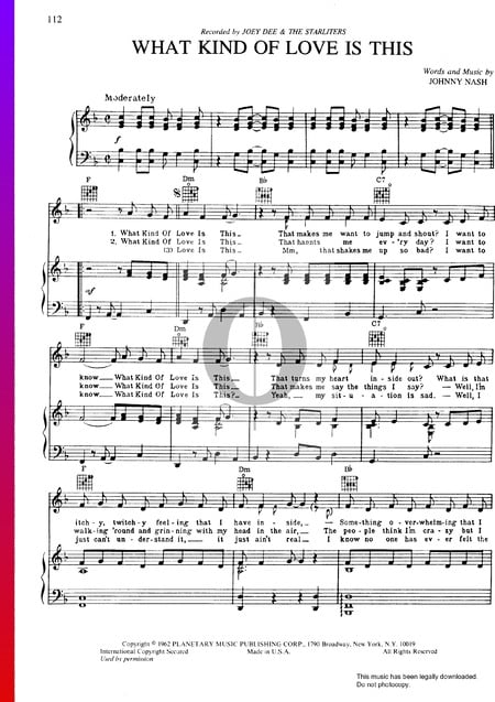 What Kind Of Love Is This Musik-Noten
