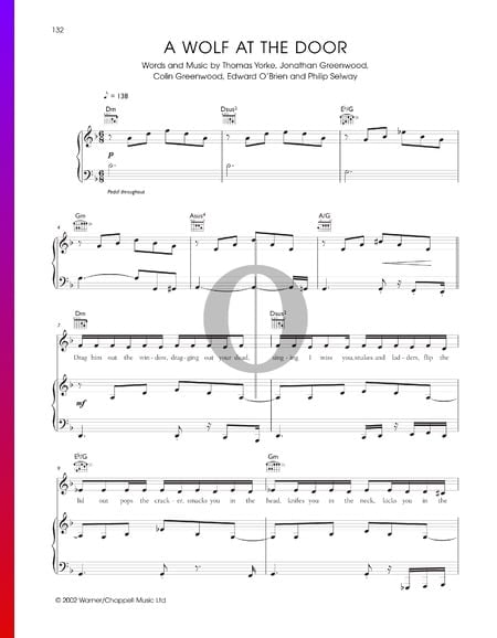 A Wolf At The Door Sheet Music
