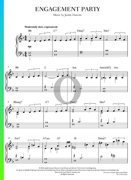 Engagement Party Sheet Music