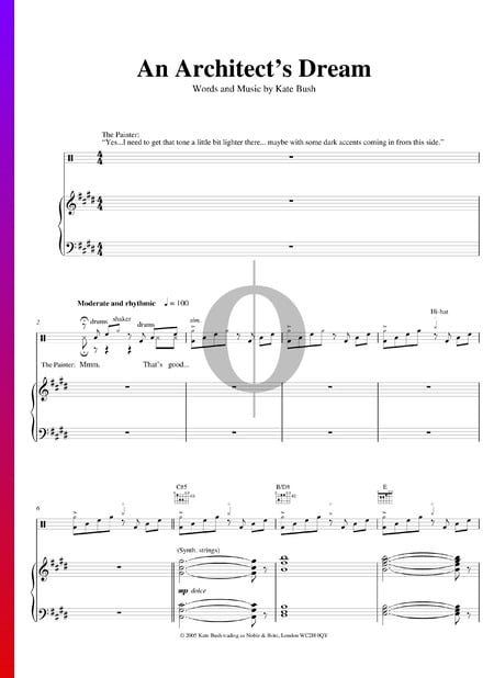 An Architect's Dream Musik-Noten