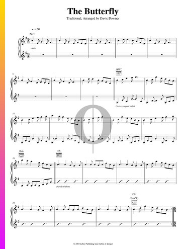 The Butterfly Sheet Music