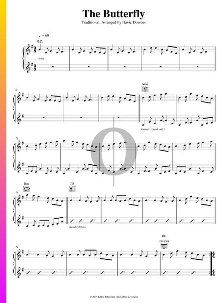 The Butterfly Sheet Music