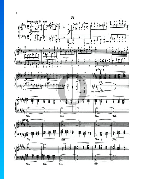Five Waltzes, Op 3. No. 3 Partition