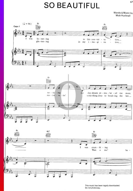 So Beautiful Partition