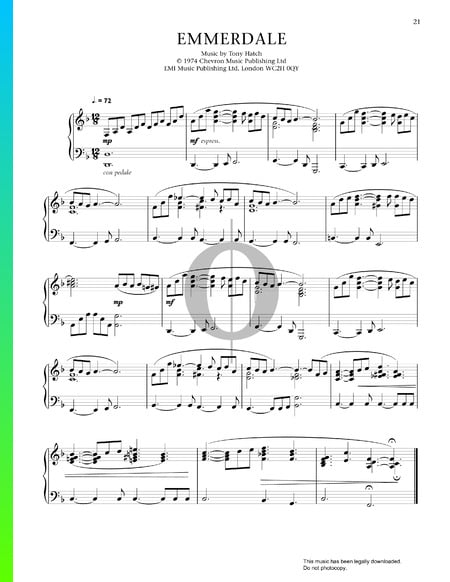 Emmerdale Sheet Music Piano Solo Pdf Download Streaming
