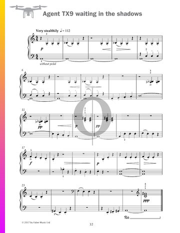 Agent TX9 waiting in the shadows Sheet Music