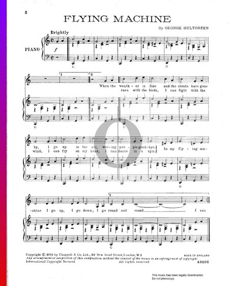 Flying Machine Sheet Music