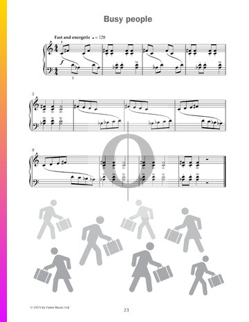 Busy people Sheet Music