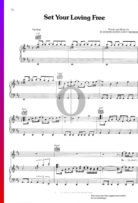 Set Your Loving Free Musik-Noten