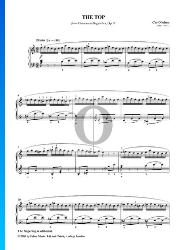 Humorous Bagatelles, Op. 11: The Top Musik-Noten
