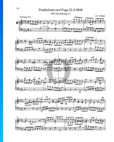 Prélude en Si bémol mineur, BWV 891