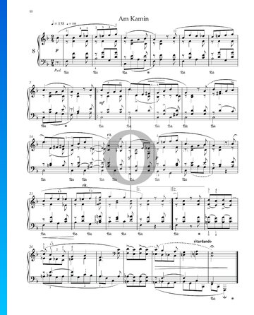 Kinderszenen, Op. 15 Nr. 8: Am Kamin Musik-Noten