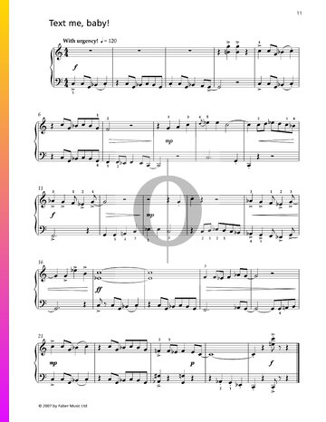 Text Me, Baby! Sheet Music