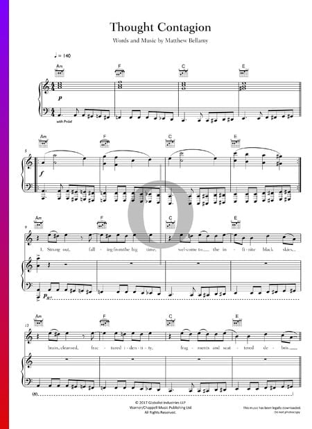 Thought Contagion Musik-Noten