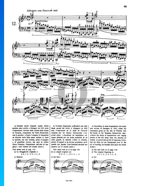 Étude in C Minor, Op. 10 No. 12