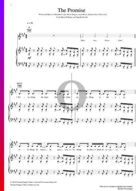 The Promise Sheet Music