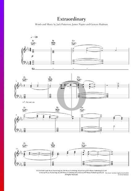 Extraordinary Sheet Music