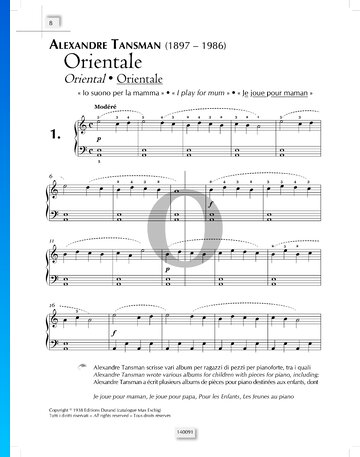 Oriental Musik-Noten