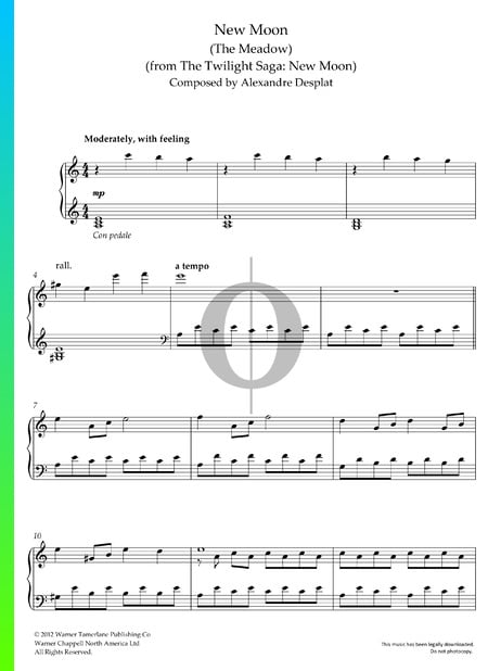 New Moon (The Meadow) Musik-Noten