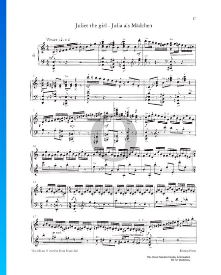 Romeo and Juliet, Op. 75: Juliet The Girl