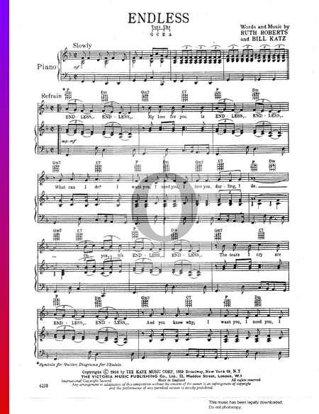 Endless Sheet Music
