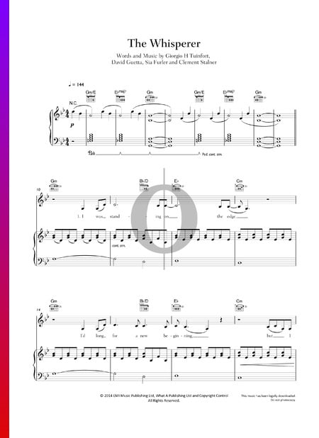 The Whisperer Musik-Noten