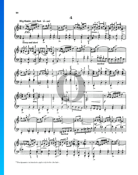 Fünf Walzer, Op. 3 Nr. 4 Musik-Noten