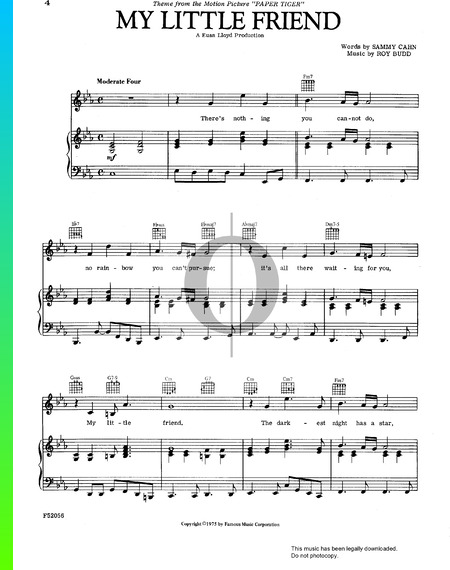 My Little Friend Sheet Music
