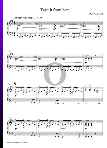 Take it from here Sheet Music