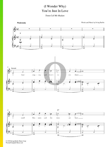 (I Wonder Why) You're Just In Love Sheet Music