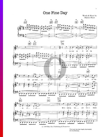 One Fine Day Sheet Music