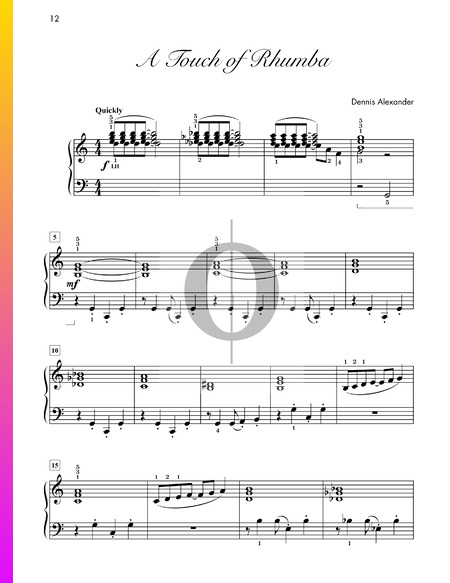 A Touch of Rhumba Sheet Music