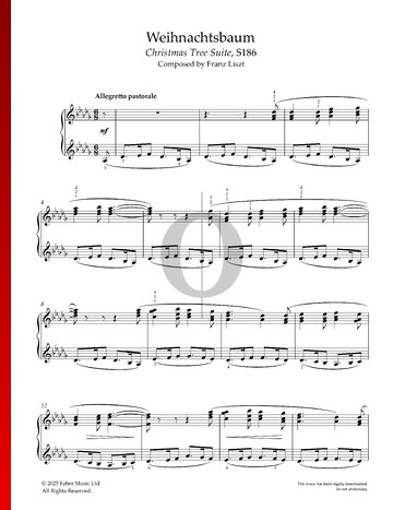 Christmas Tree Suite: Weihnachtsbaum S. 186 Sheet Music