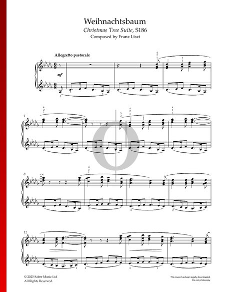 Christmas Tree Suite: Weihnachtsbaum S. 186
