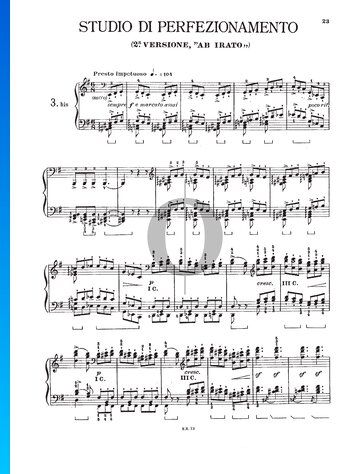 Perfect Etude, S. 142 (Morceau de salon) - Version Nr. 2 Musik-Noten