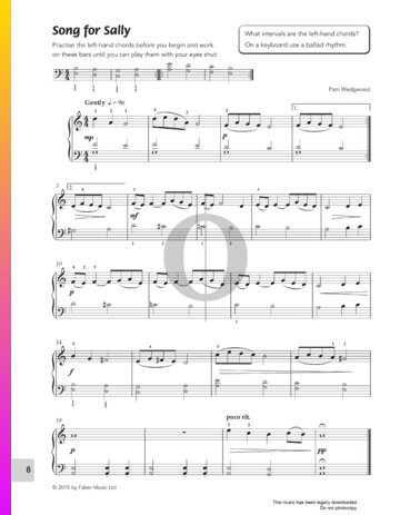 Song For Sally Sheet Music