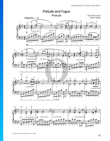Prelude and Fugue in B-flat Major, Op. 16 No. 2