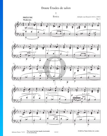 Etude in C Minor: Eroica, No. 1 Sheet Music
