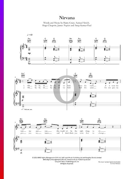 Nirvana Sheet Music