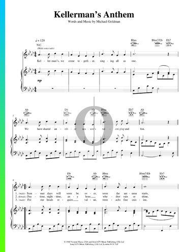 Kellerman's Anthem Sheet Music